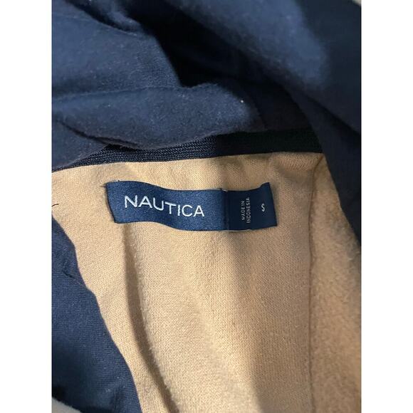 Nautica tan and white hoodie size small - Picture 7 of 8